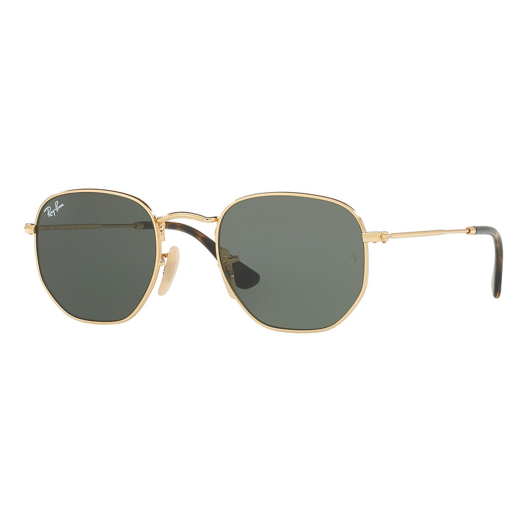 Lentes De Sol Ray Ban Hexagonal Flat RB3548N 001 G15 Talla 51mm 1