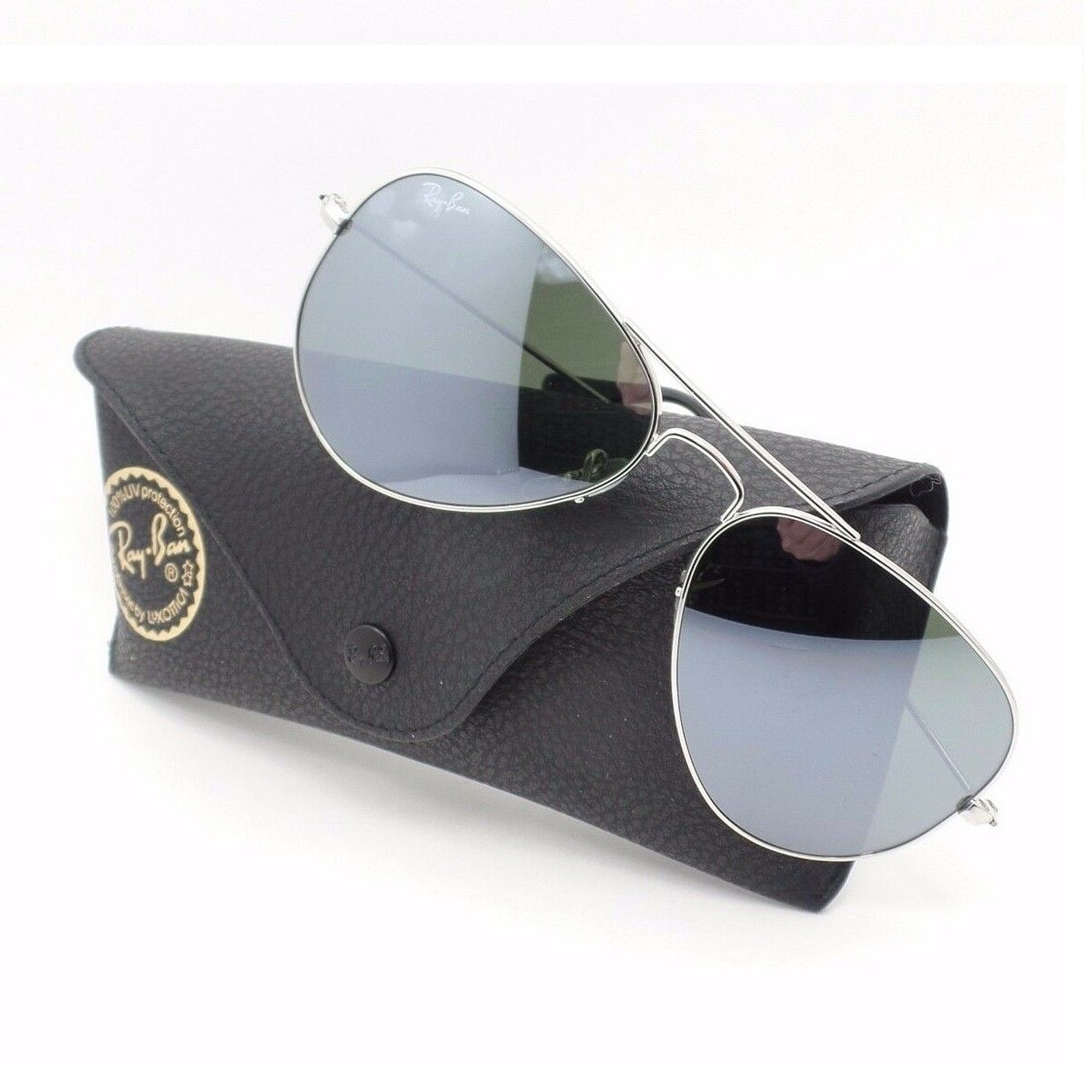 Lentes de Sol Ray Ban Espejado RB3025 W3277 Color Plateado Talla 58mm 5