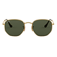 Lentes de Sol Ray Ban Hexagonal Flat RB3548N 001 Unisex G15 Color Verde Talla 51mm - Miniatura 3