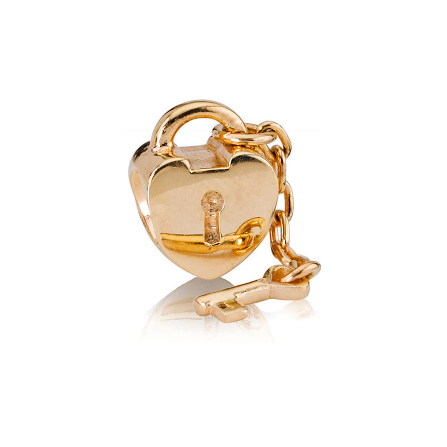 Charm Dije Pandora Original para Mujer 750341 Llave de Mi Corazon Oro 14k 2