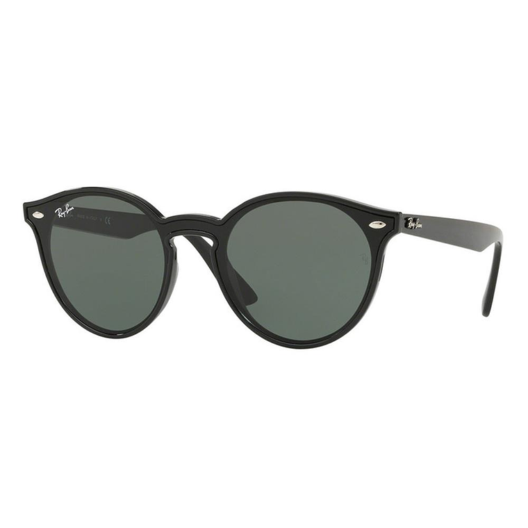 Lentes de Sol Ray Ban Blaze Round RB4380N 601/71 Color Negro Talla 37mm 1