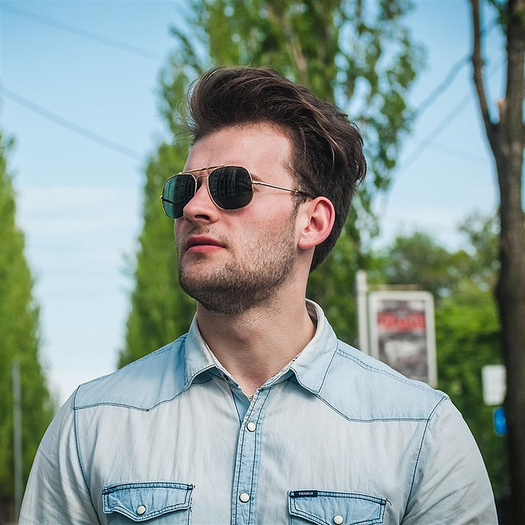 Lentes de Sol Ray Ban General RB3561 001 Color Dorado Talla 57mm 5