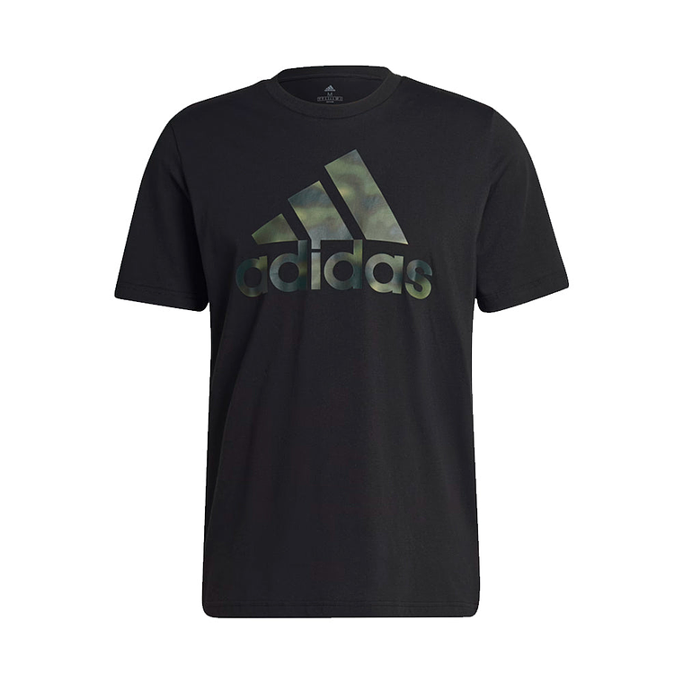 Polo Adidas Original HL6934 Estilo Camuflaje Essentials Color Negro Para Hombre Talla L 6