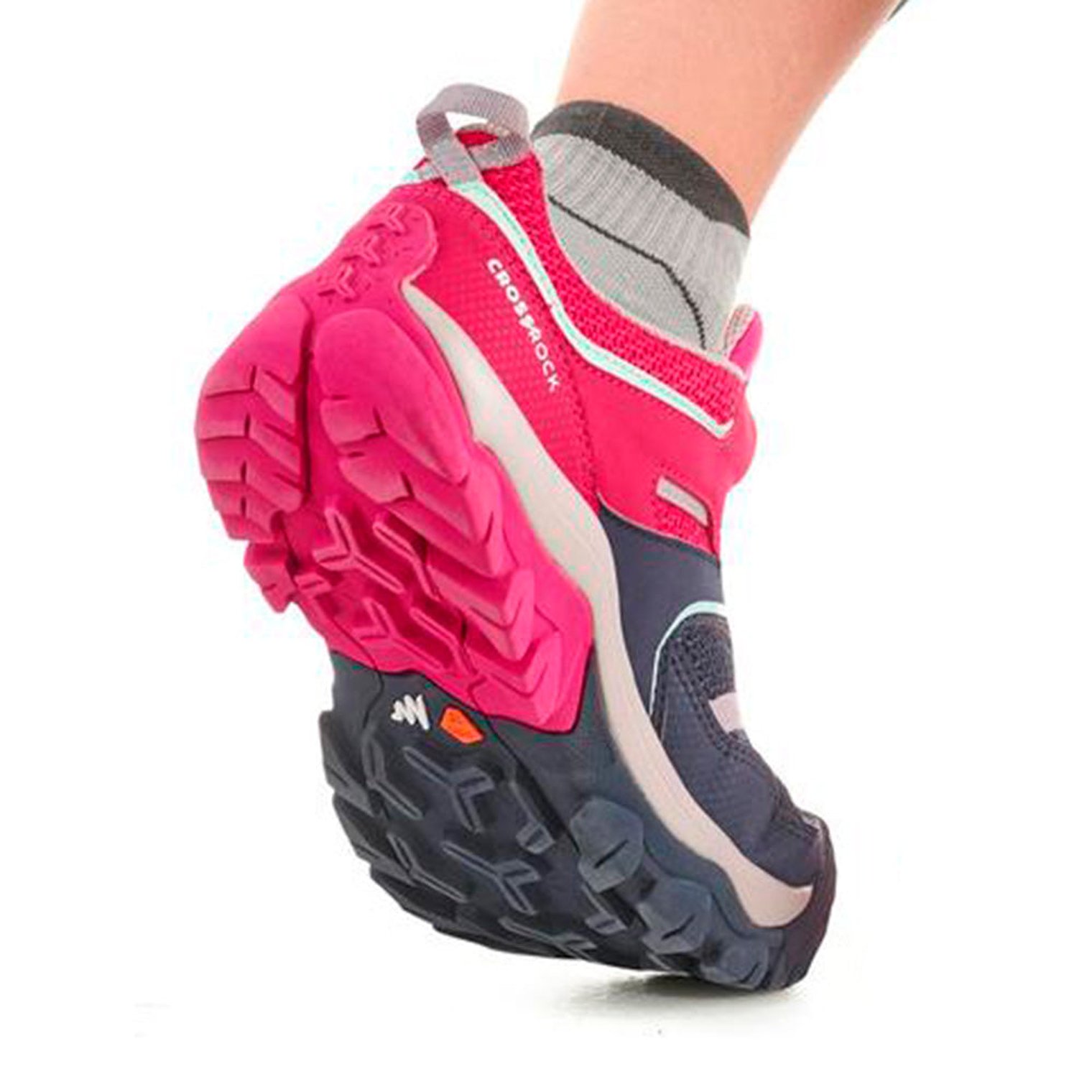 Zapatillas Quechua Crossrock Color fucsia Para Niños Talla 38 6