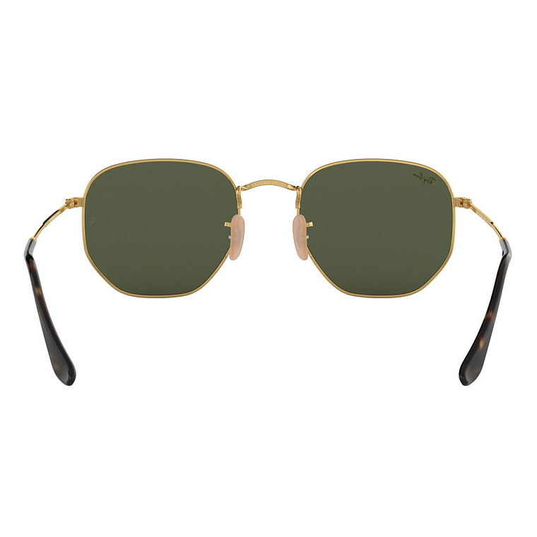 Lentes De Sol Ray Ban Hexagonal Flat RB3548N 001 G15 Talla 51mm 4