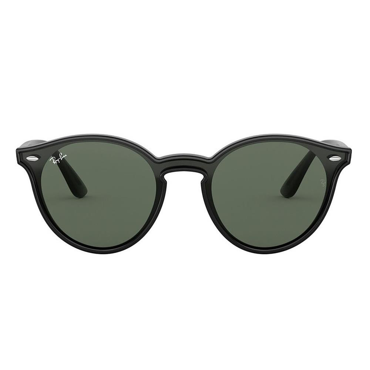 Lentes de Sol Ray Ban Blaze Round RB4380N 601/71 Color Negro Talla 37mm 3