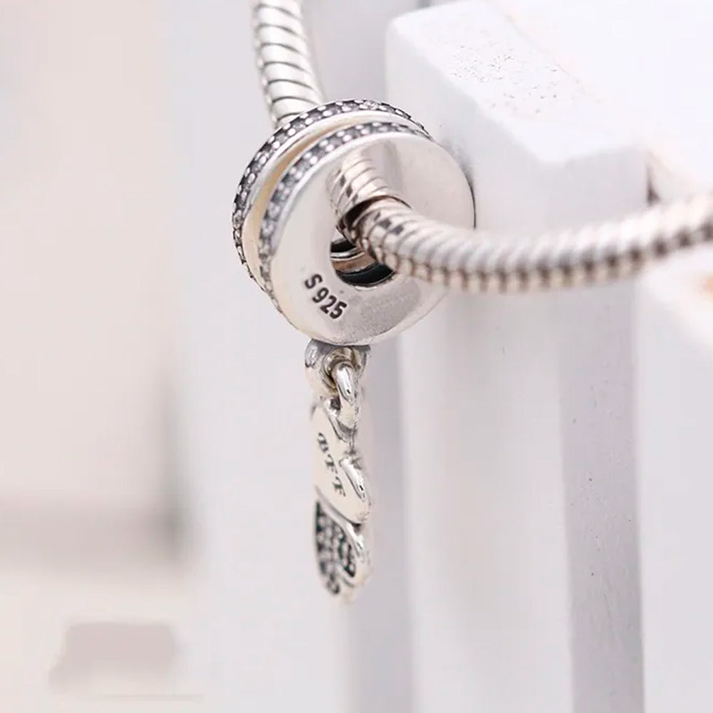 Charm Colgante Pandora Original para Mujer 791949CZ Best Friends Forever s925 5