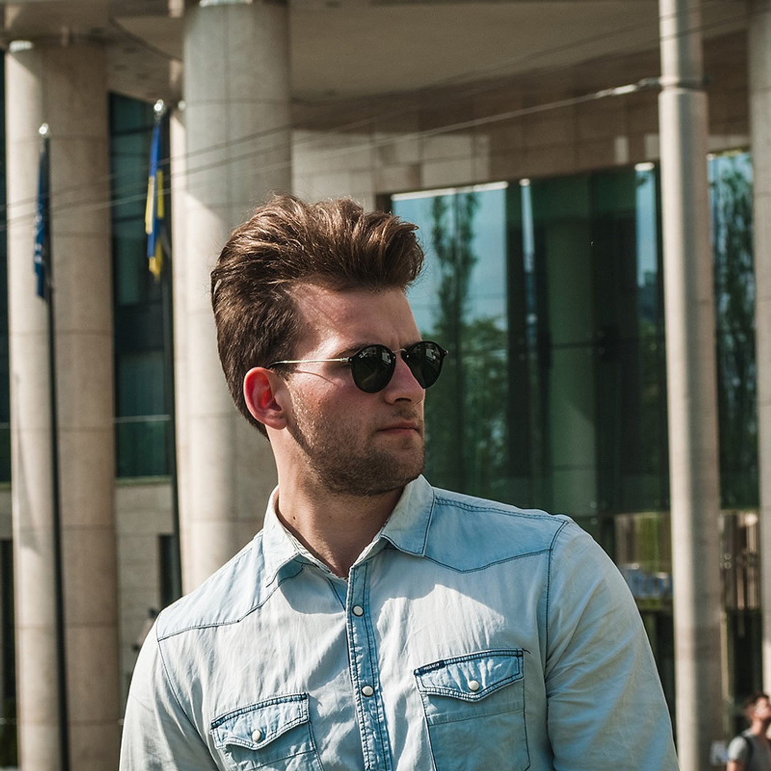 Lentes de Sol Ray Ban Round Icons RB2447 901 Color Negro Talla 49mm 4