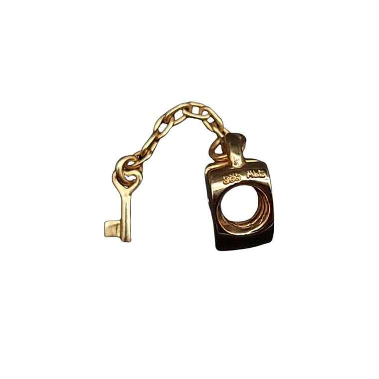 Charm Dije Pandora Original para Mujer 750341 Llave de Mi Corazon Oro 14k 6