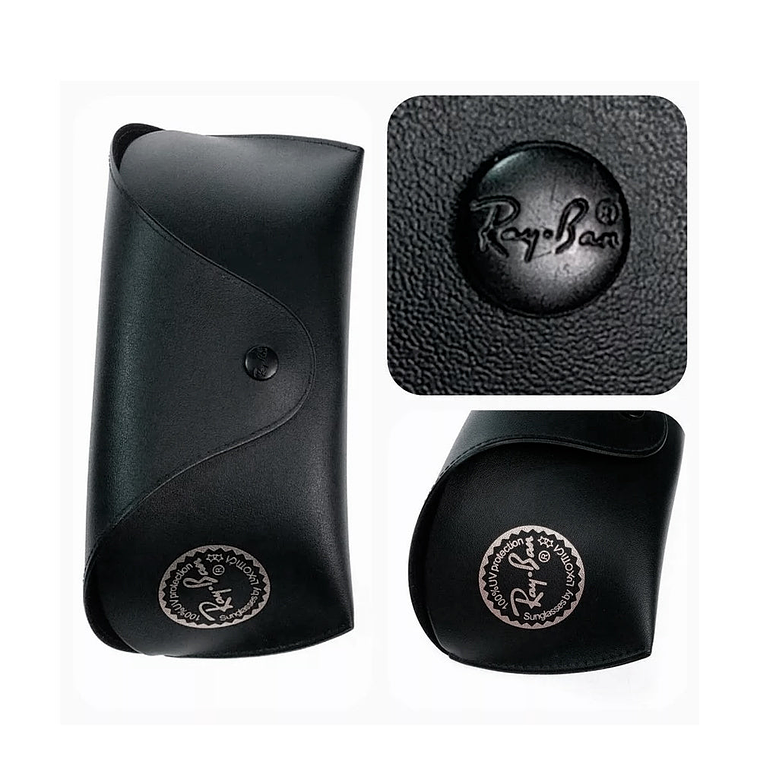 Estuche Ray Ban Estandar Color Negro Talla Grande 2