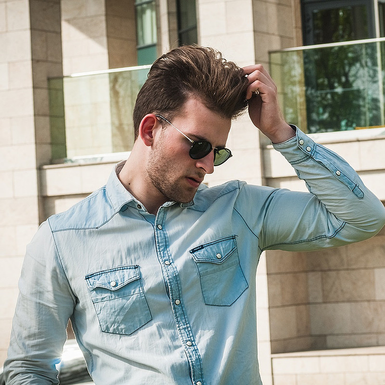 Lentes de Sol Ray Ban Round Icons RB2447 901 Color Negro Talla 49mm 6