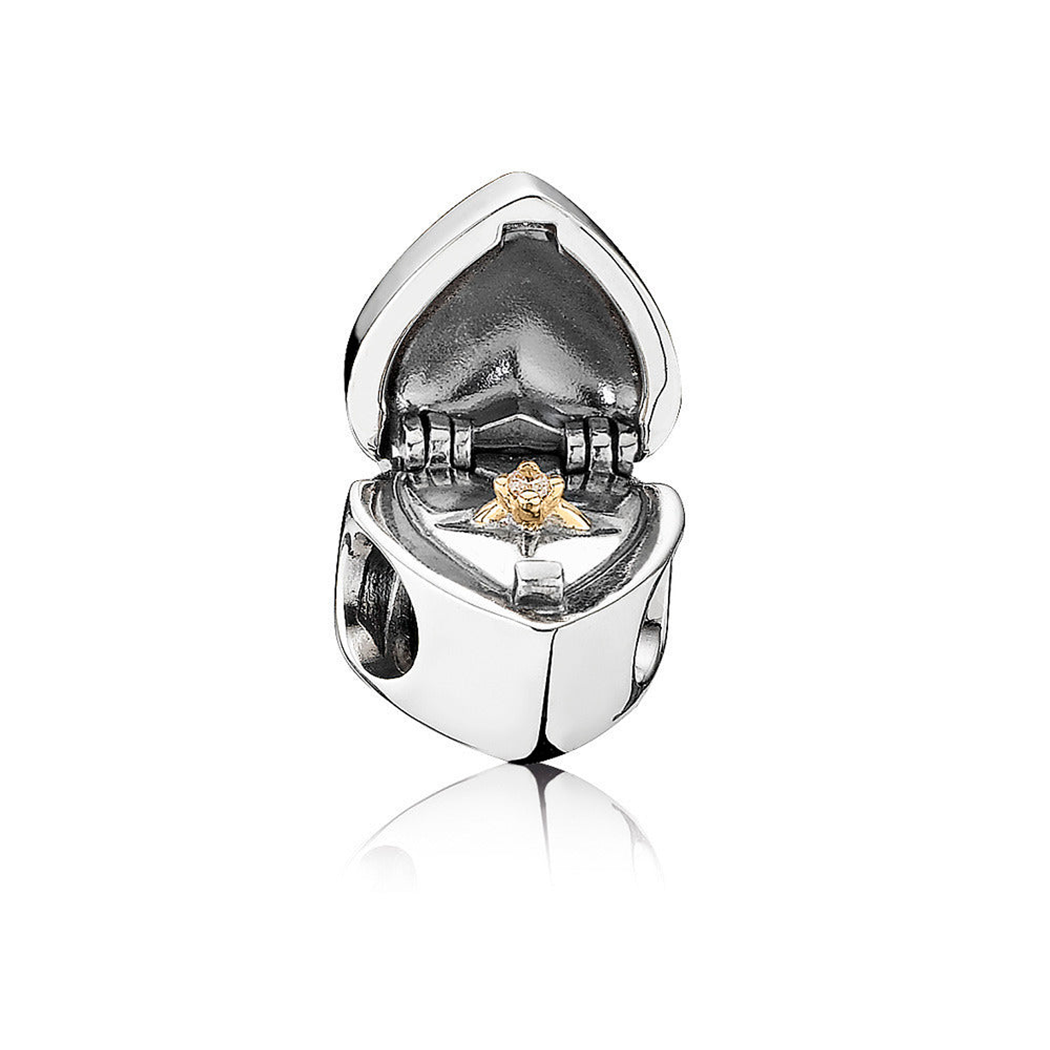 Charm Dije Pandora Original para Mujer 791247CZ Corazon en Caja de Regalo Plata 925 5