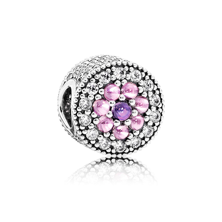 Charm Dije Pandora Original para Mujer 791820PCZMX Flores Deslumbrantes Plata s925 1