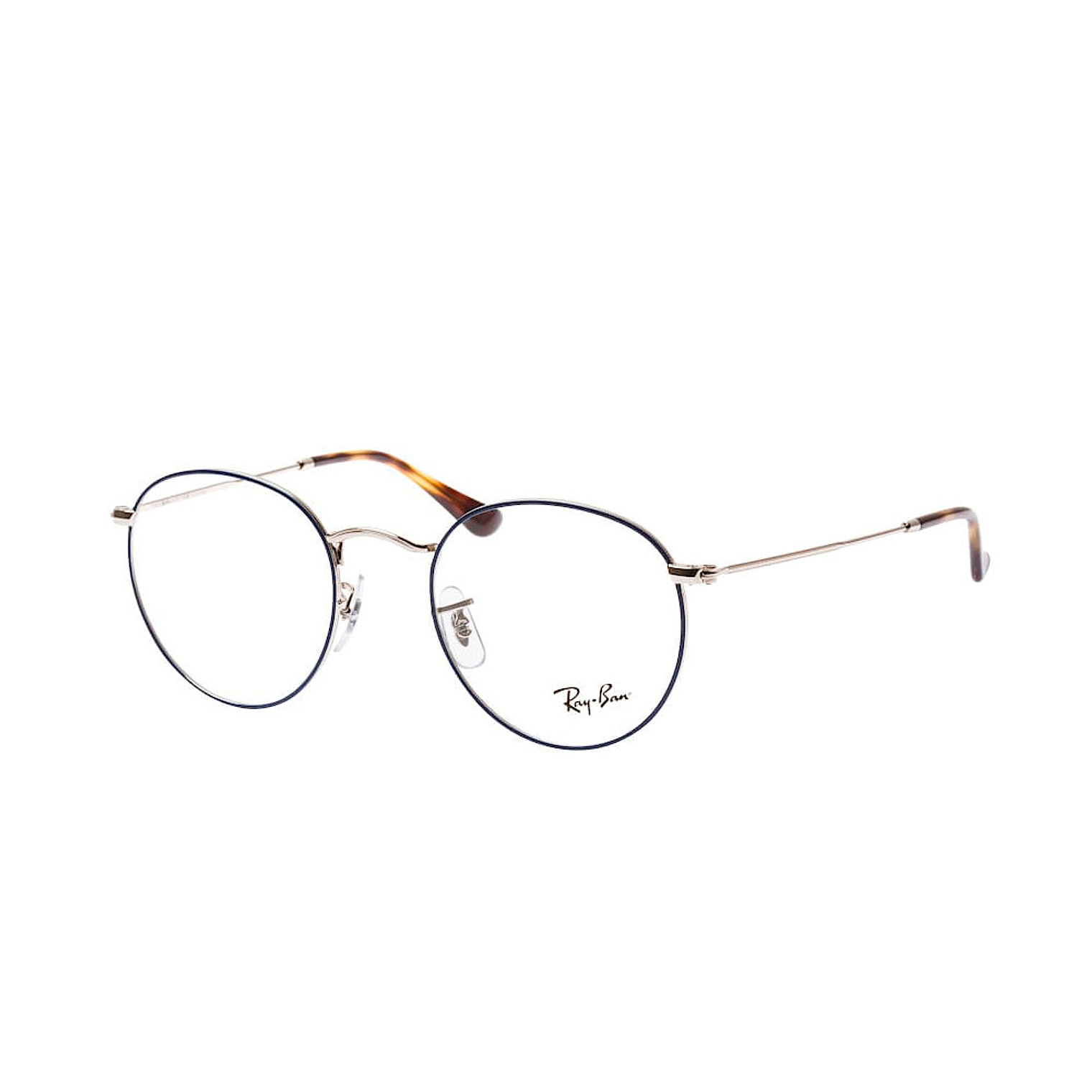 Montura de Lentes de Medida Ray Ban Round Metal RX3447V2970 Color Plateado Talla 47mm 1