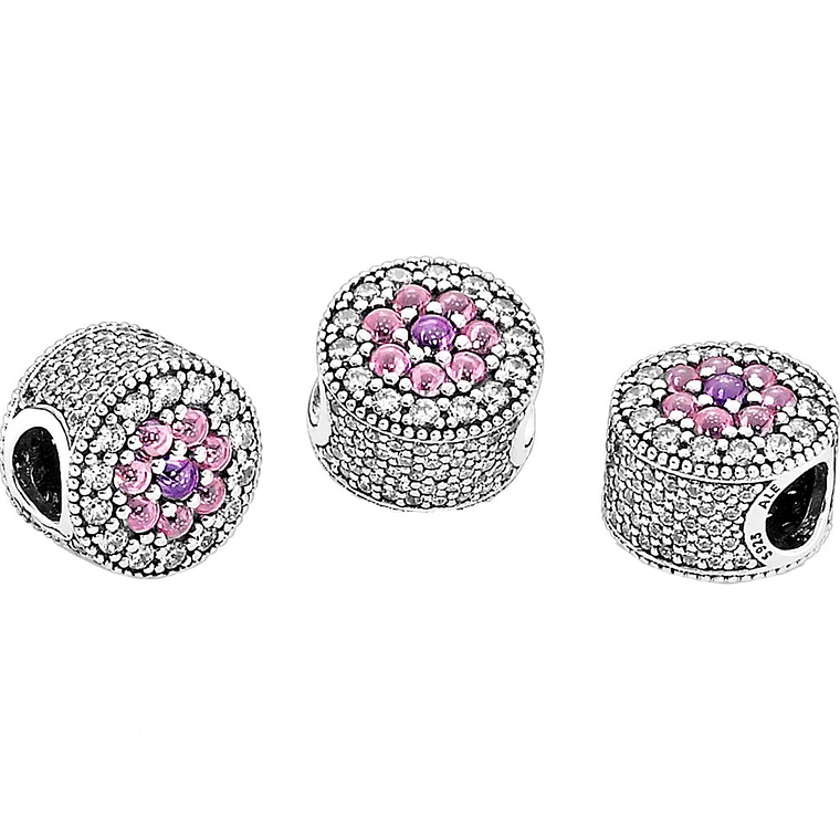 Charm Dije Pandora Original para Mujer 791820PCZMX Flores Deslumbrantes Plata s925 2