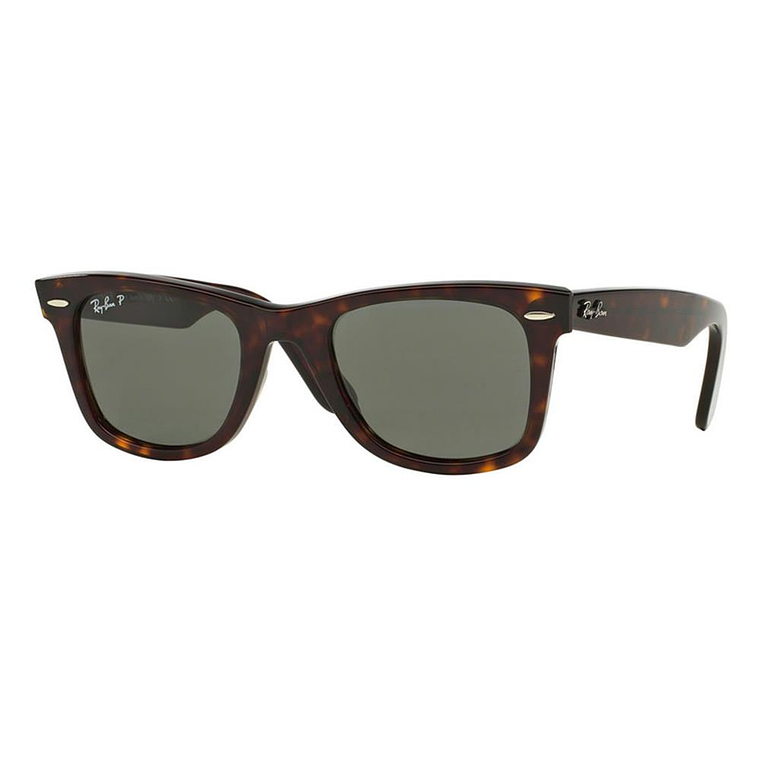 Lentes de Sol Ray Ban Wayfarer Polarizados RB2140 902/58 Color Habana Talla 50mm 1