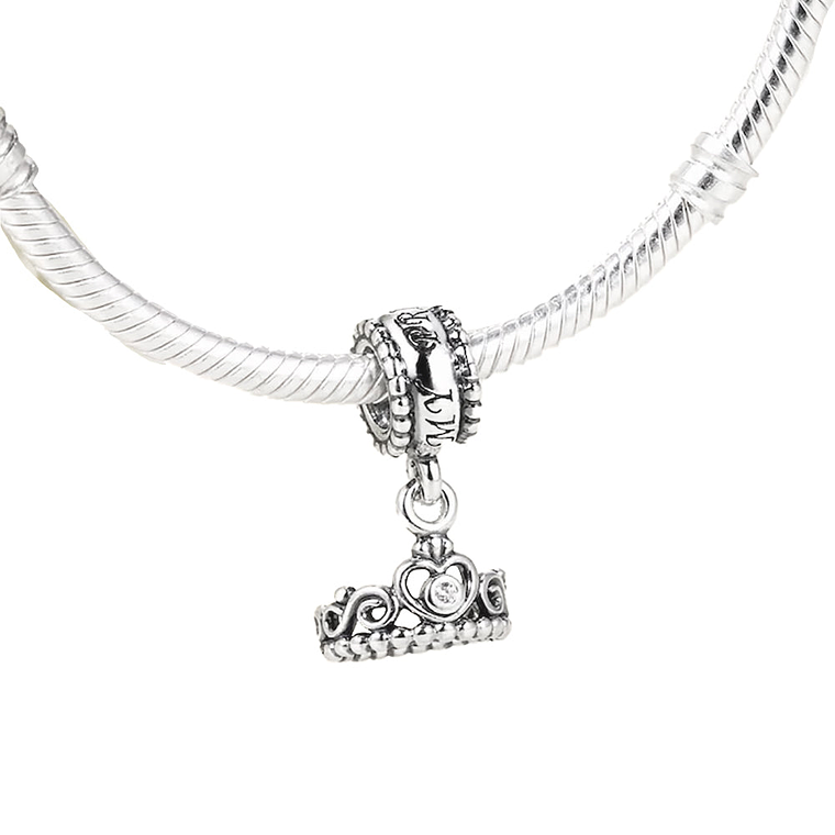 Charm Colgante Pandora Original para Mujer 791117CZ Mi Tiara de Princesa Plata s925 4