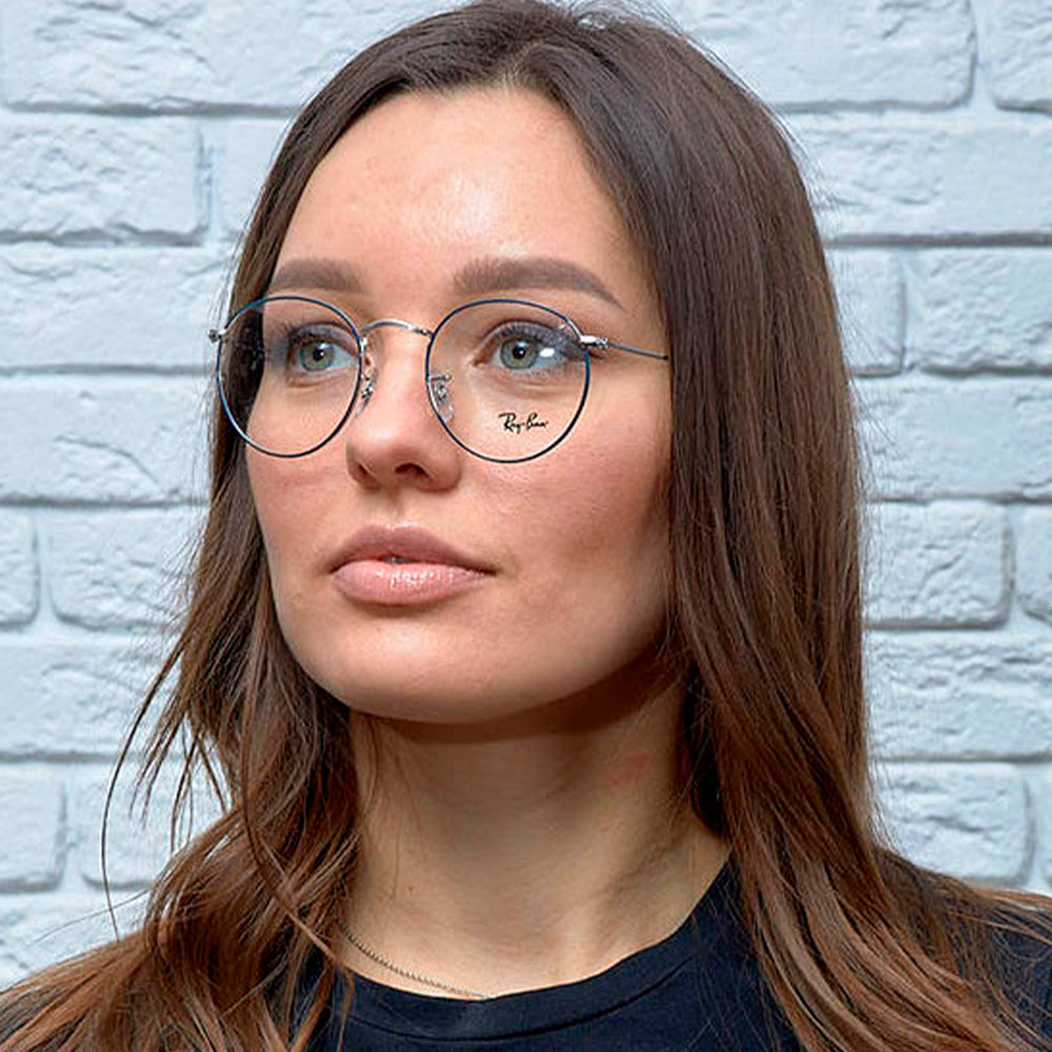 Montura de Lentes de Medida Ray Ban Round Metal RX3447V2970 Color Plateado Talla 47mm 4