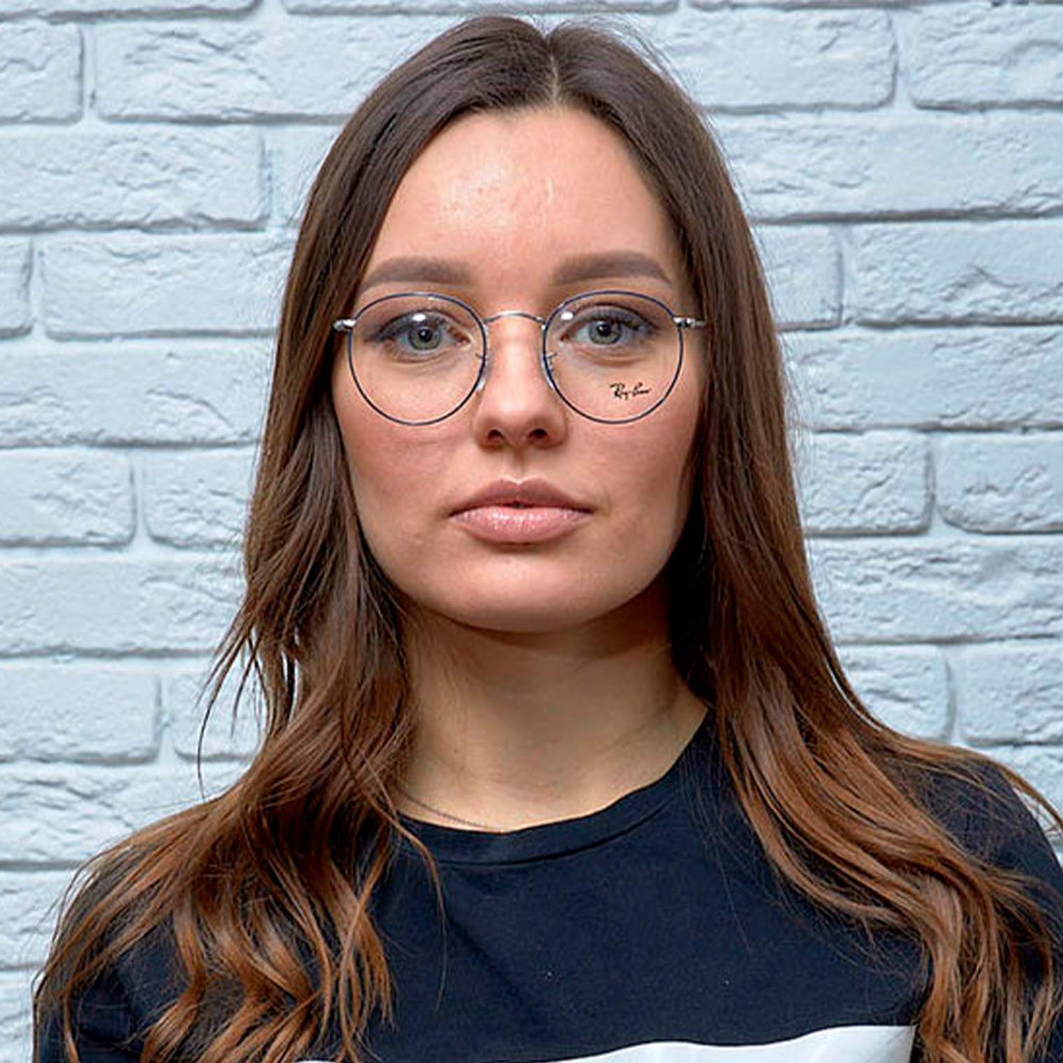 Montura de Lentes de Medida Ray Ban Round Metal RX3447V2970 Color Plateado Talla 47mm 5