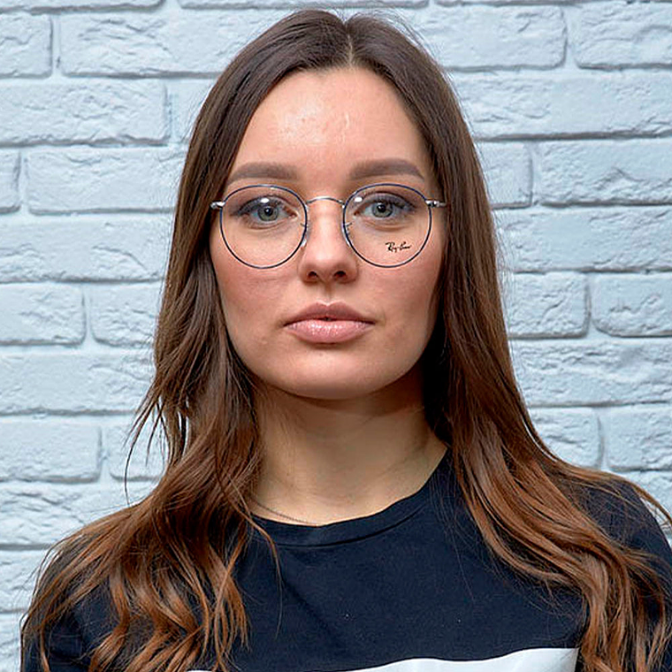 Montura de Lentes de Medida Ray Ban Round Metal RX3447V2970 Color Plateado Talla 47mm 5