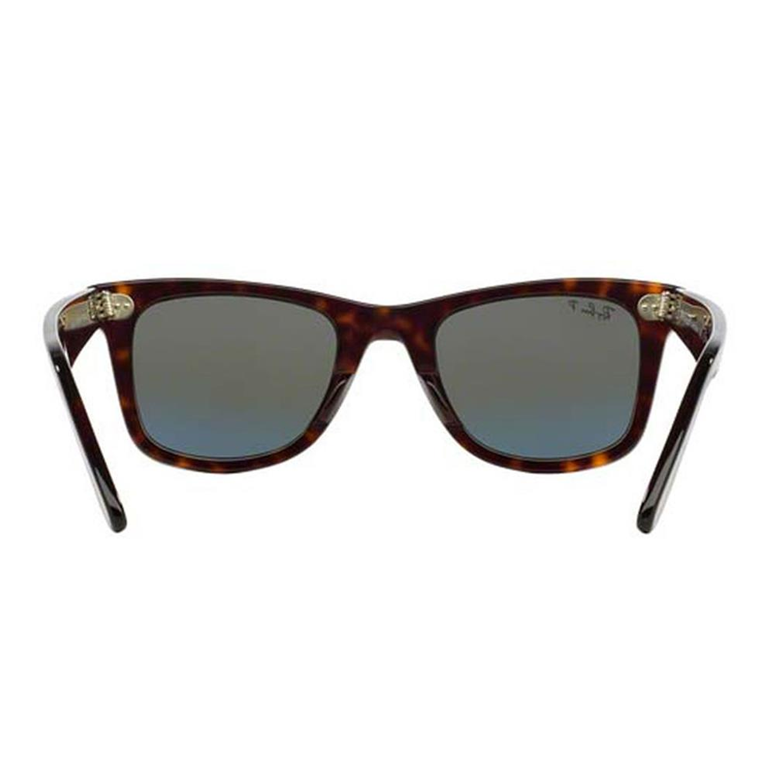 Lentes de Sol Ray Ban Wayfarer Polarizados RB2140 902/58 Color Habana Talla 50mm 4