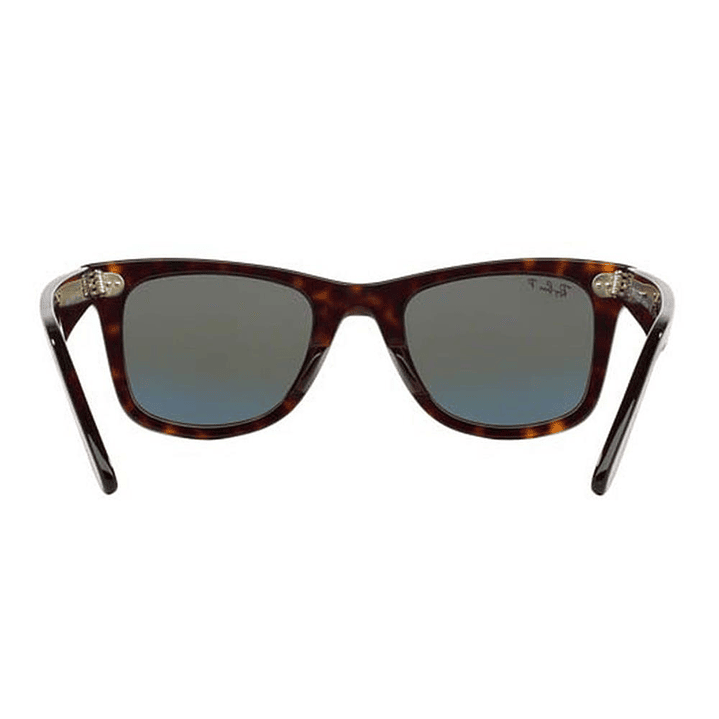 Lentes de Sol Ray Ban Polarizado Wayfarer RB2140 902/58 Color Habana Talla 50mm 4