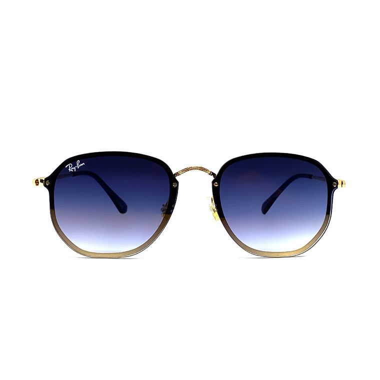 Lentes de Sol Ray Ban Blaze Hexagonal RB3579N 9140/OS Color Azul Talla 58mm 3