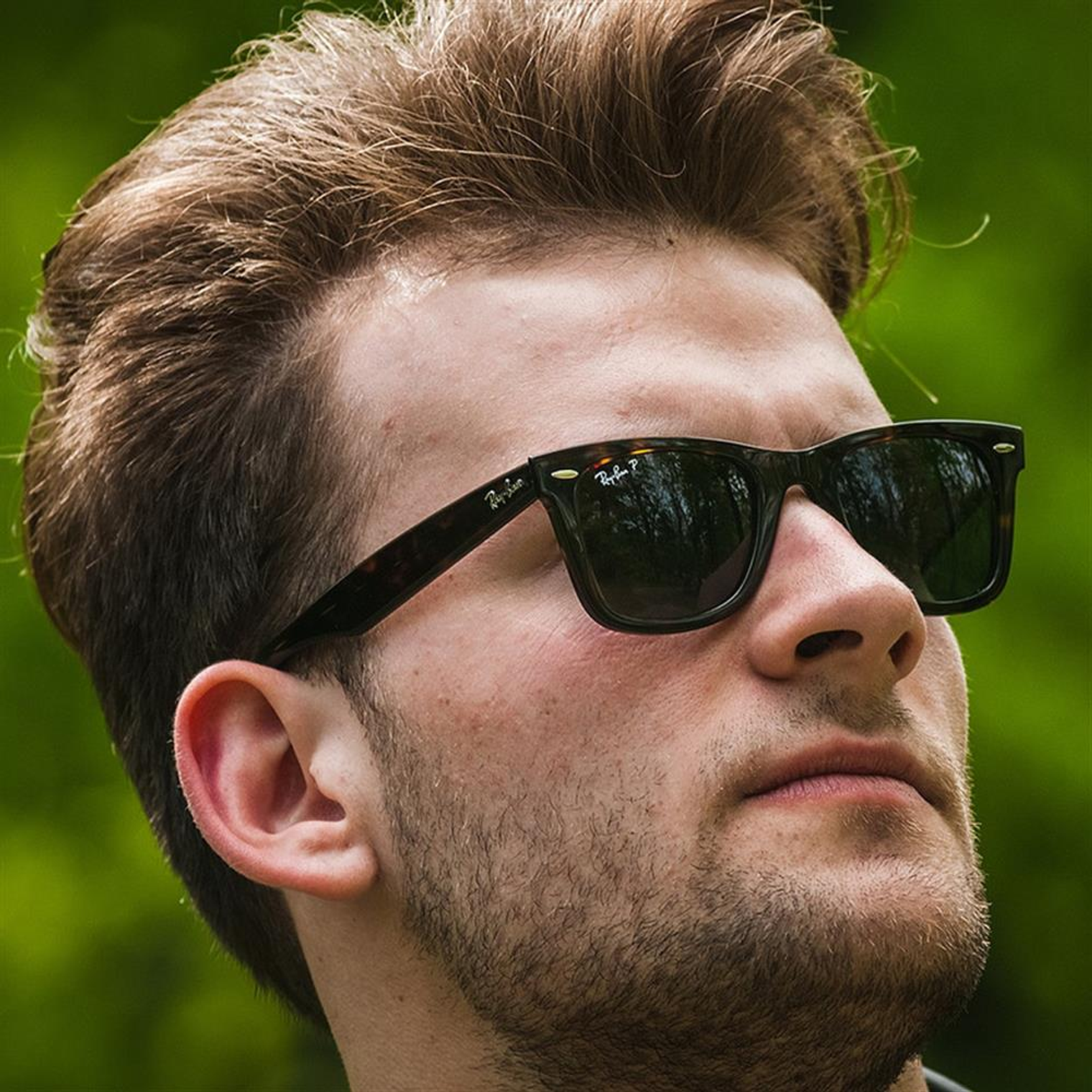 Lentes de Sol Ray Ban Wayfarer Polarizados RB2140 902/58 Color Habana Talla 50mm 6