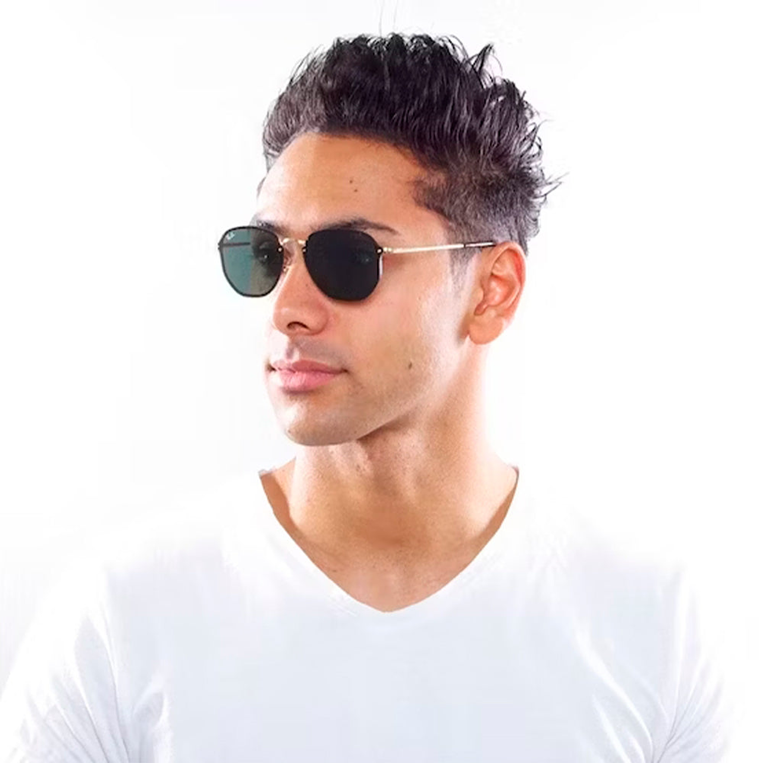 Lentes de Sol Ray Ban Blaze Hexagonal RB3579N 9140/OS Color Azul Talla 58mm 6