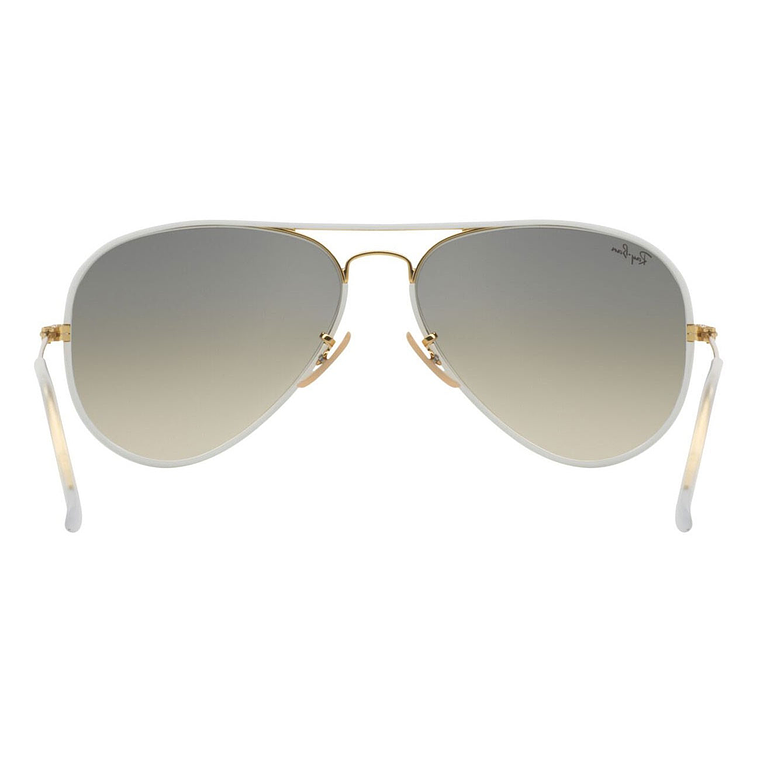 Lentes de Sol Ray Ban Aviator Full Color RB3025JM 146/32 Color Blanco Talla 58mm 4