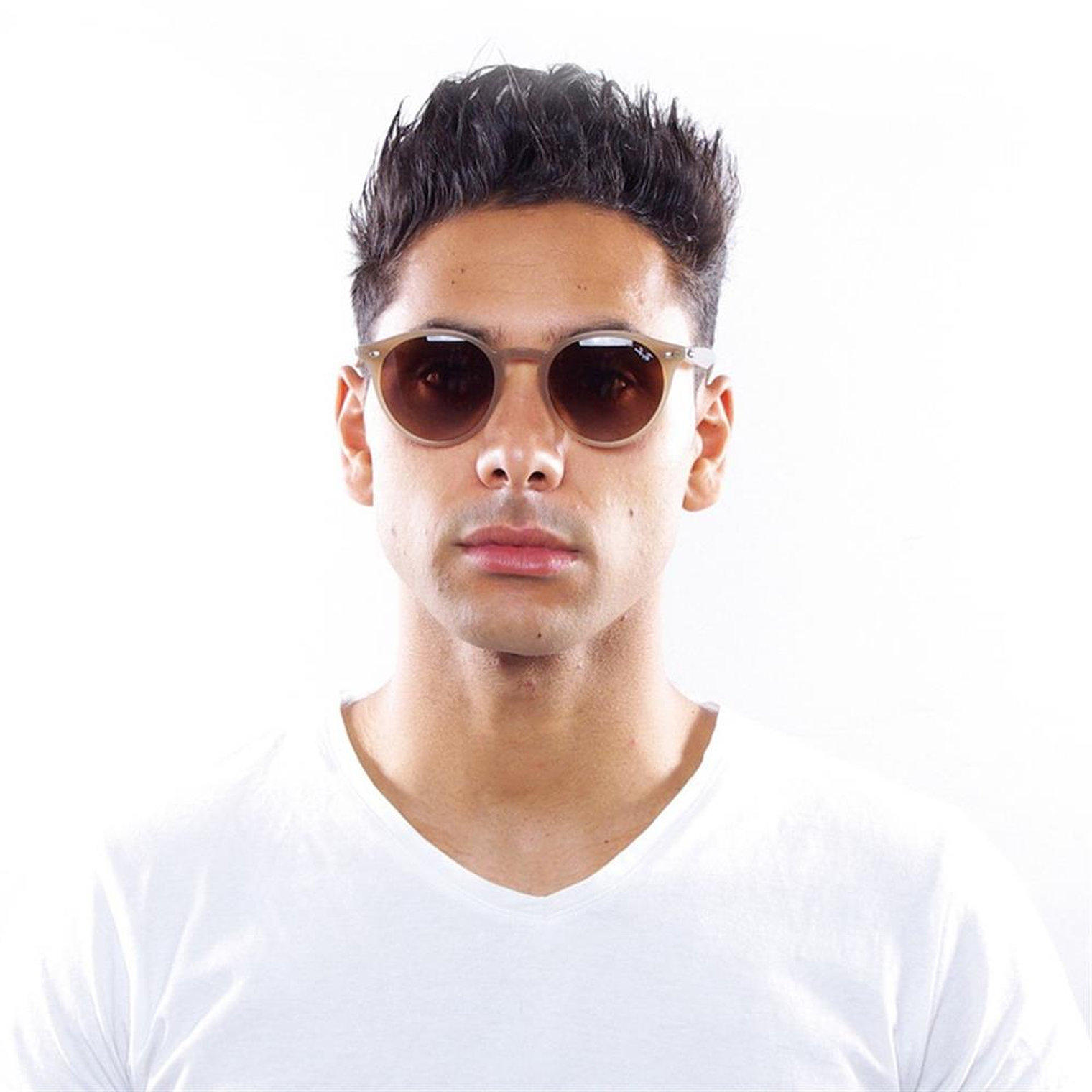 Lentes de Sol Ray Ban Highstreet Round RB2180 6166/13 Color Marrón Talla 49mm 6