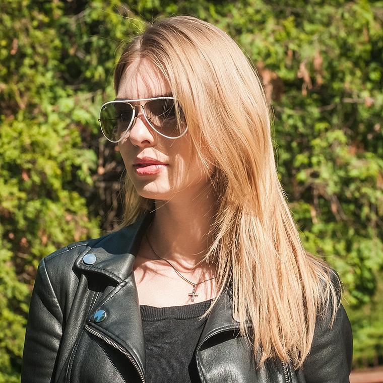 Lentes de Sol Ray Ban Aviator Full Color RB3025JM 146/32 Color Blanco Talla 58mm 6