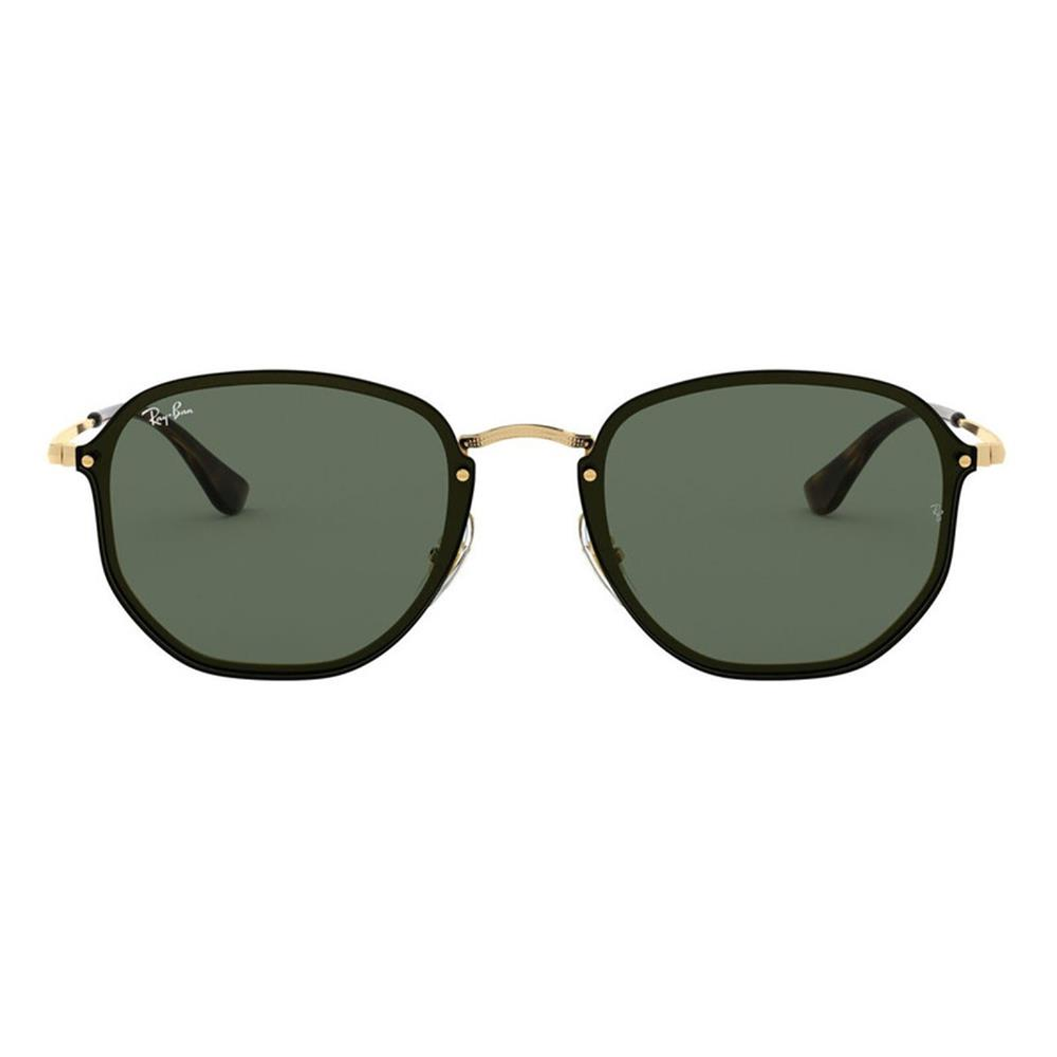 Lentes de Sol Ray Ban Blaze Hexagonal RB3579N 001/71 Color Verde Talla 58mm 3