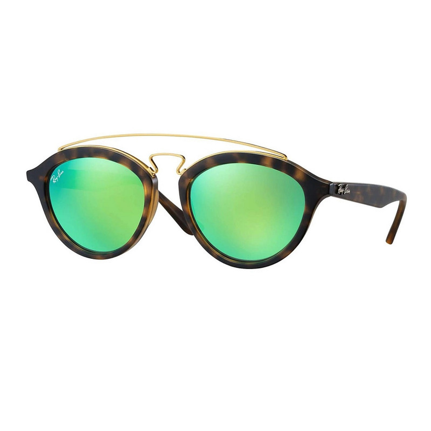 Lentes de Sol Ray Ban Gatsby II RB4257 6092/3R Color Verde Espejado Talla 53mm 1