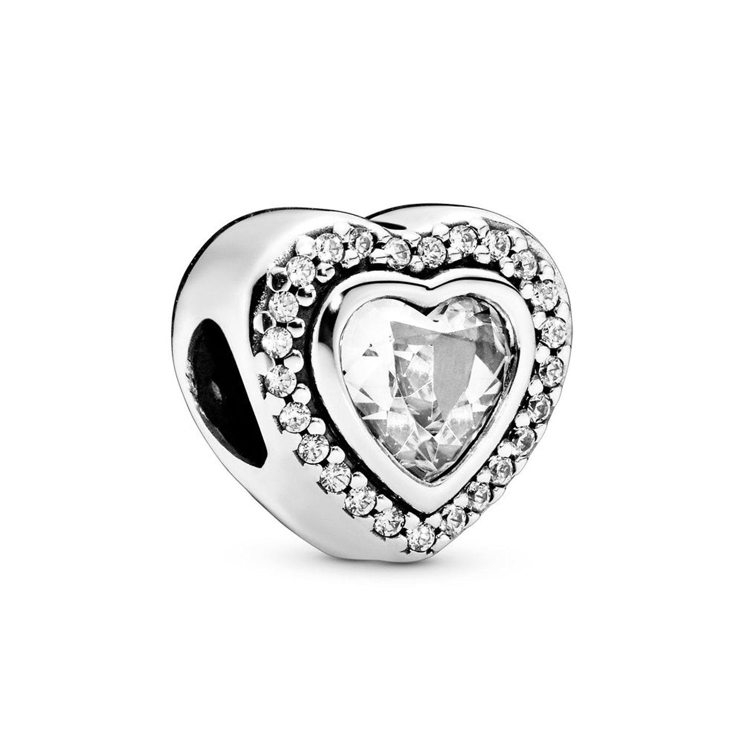 Charm Pandora Original para Mujer 797608CZ Sparkling Clear Heart s925 1