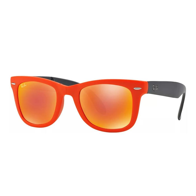 Lentes De Sol Ray Ban Wayfarer Fold RB4105 6019/69 Red 50mm 1
