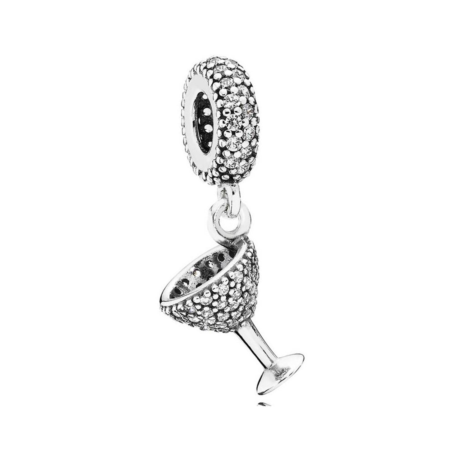Charm Colgante Pandora Original para Mujer 791535CZ Vaso Coctel s925 1