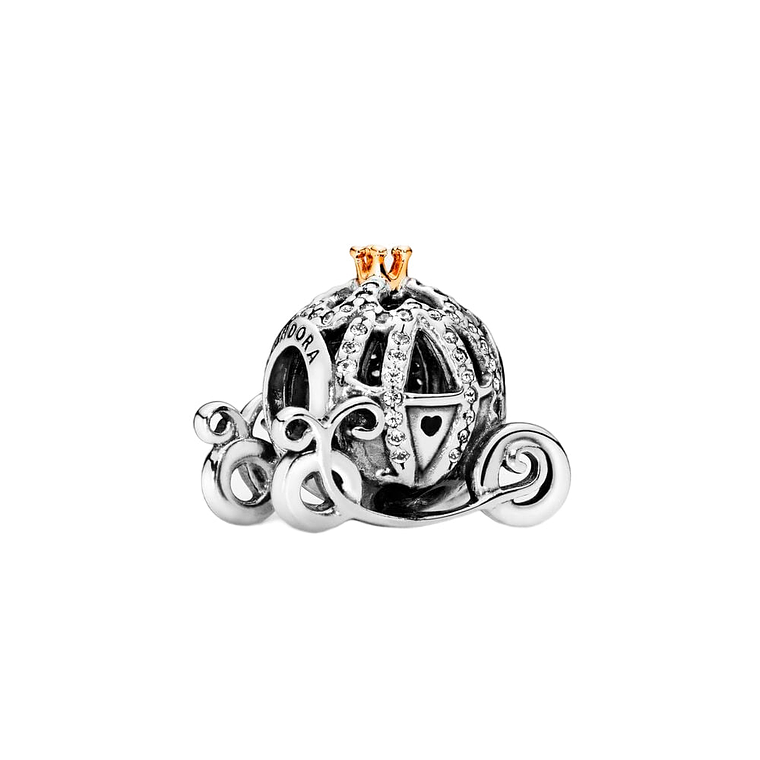 Charm Dije Pandora Original para Mujer 791573CZ Carruaje de Calabaza Plata 925 1