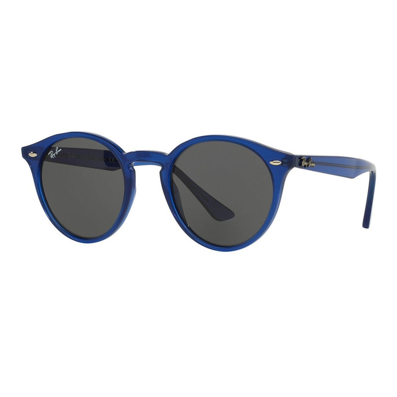 Lentes de Sol Ray Ban Highstreet Round RB2180 6165/87 Color Azul Talla 49mm 1