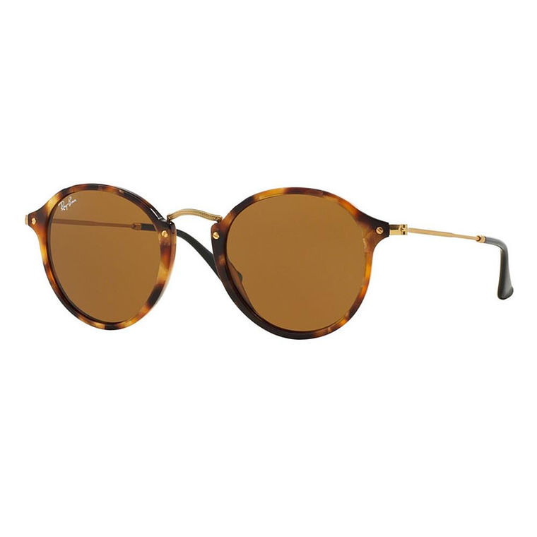 Lentes de Sol Ray Ban Round Icons RB2447 1160 Color Marron Talla 49mm 1