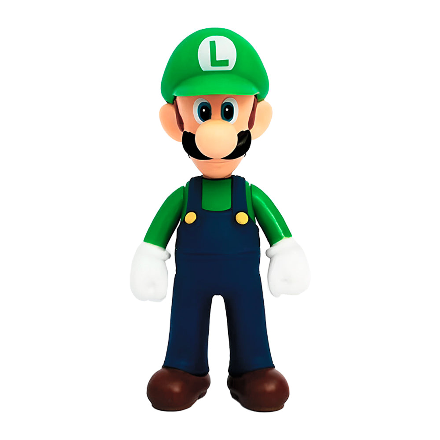 Muñeco Juguete Super Mario Bros - Luigi Clasico Verde 12cm 1