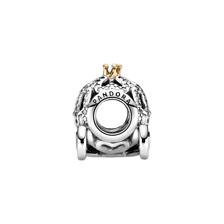 Charm Dije Pandora Original para Mujer 791573CZ Carruaje de Calabaza Plata 925 3