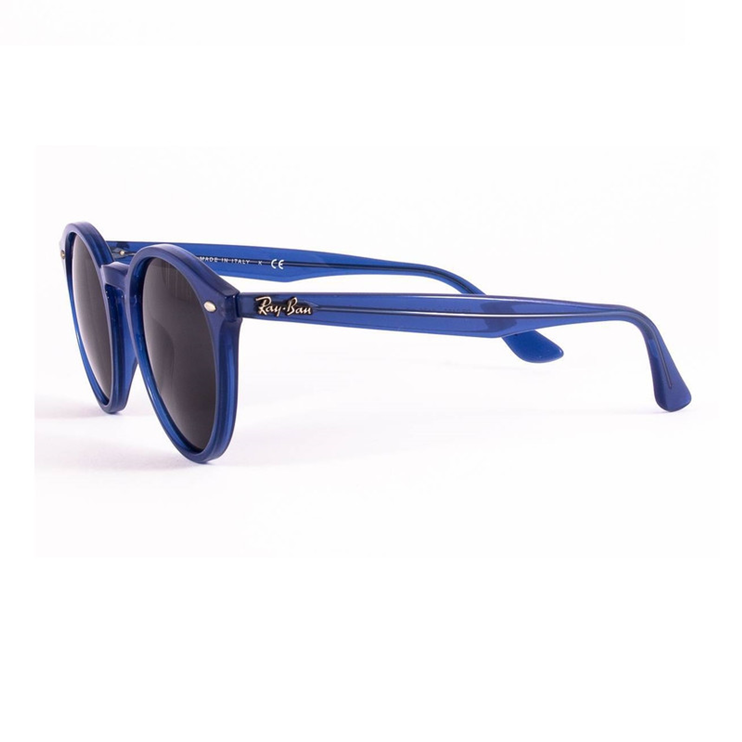 Lentes de Sol Ray Ban Highstreet Round RB2180 6165/87 Color Azul Talla 49mm 2
