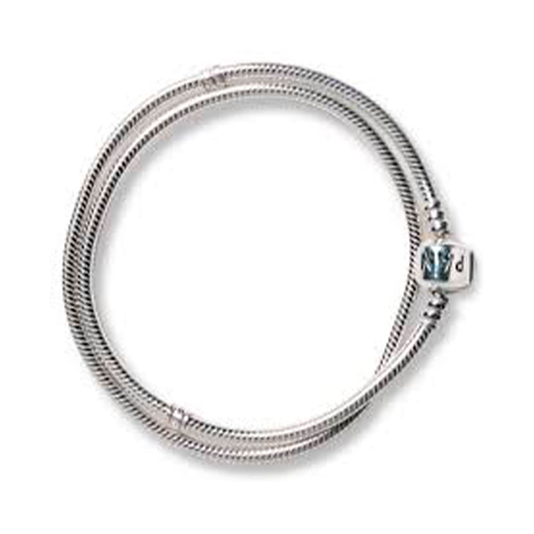 Collar de Cadena Pandora con Dijes 590703HV Plata 925 Talla 50cm 2