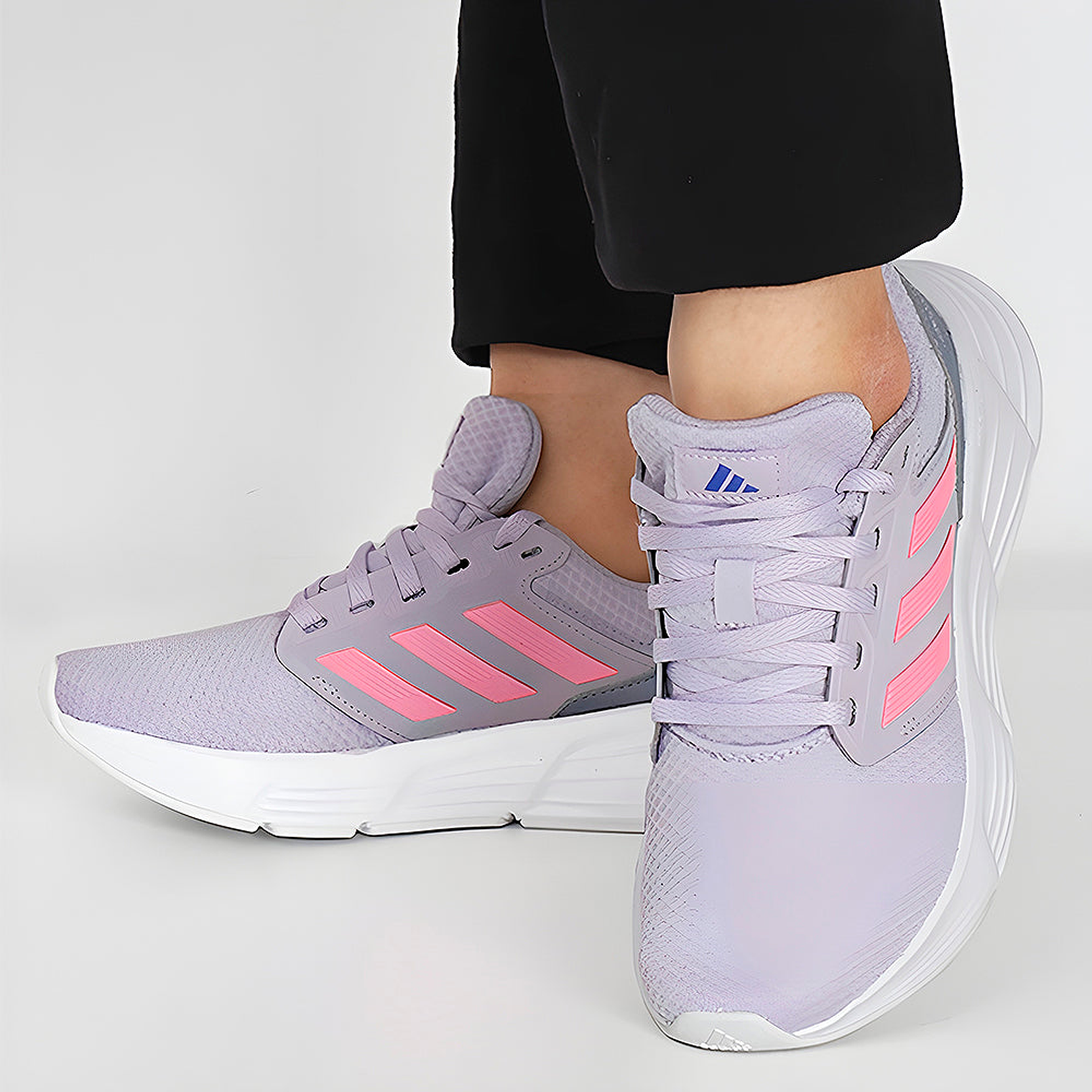 Zapatillas Deportivas Adidas Galaxy 6 HP2406 Para Mujer Lila y Rosa 5