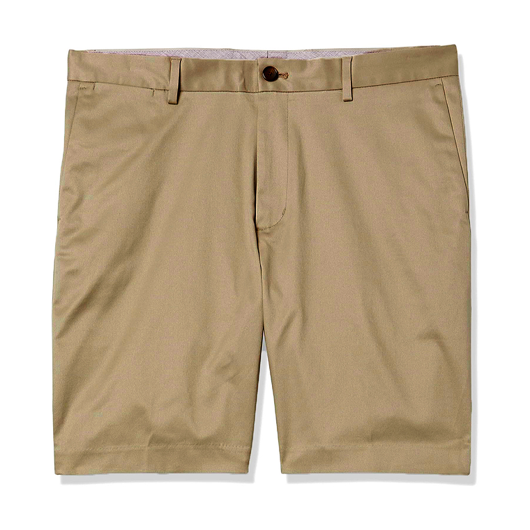 Short Buttoned Down Color Beige Oscuro Talla S 4