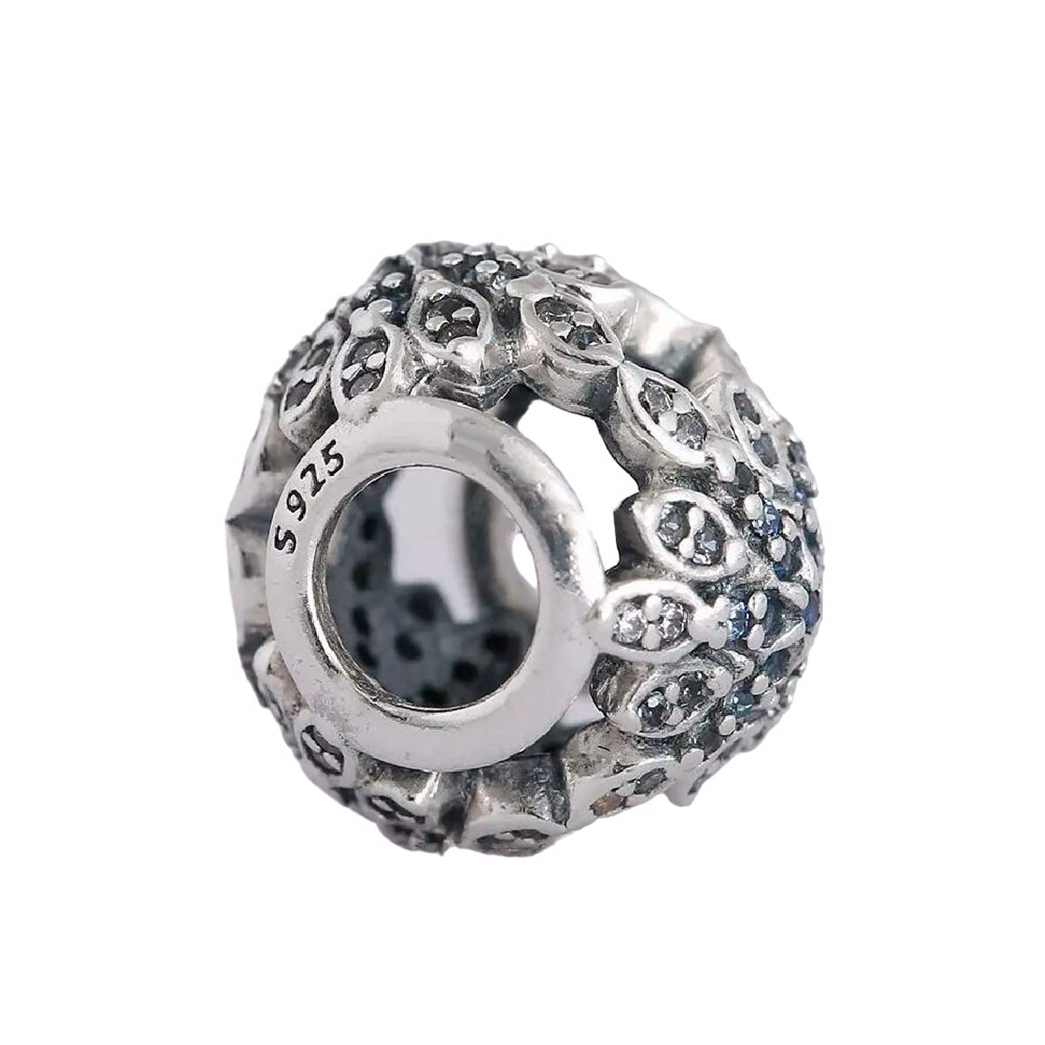 Charm Dije Pandora Original para Mujer 791760NBLMX Copo de Nieve Cristalizado Plata s925 3