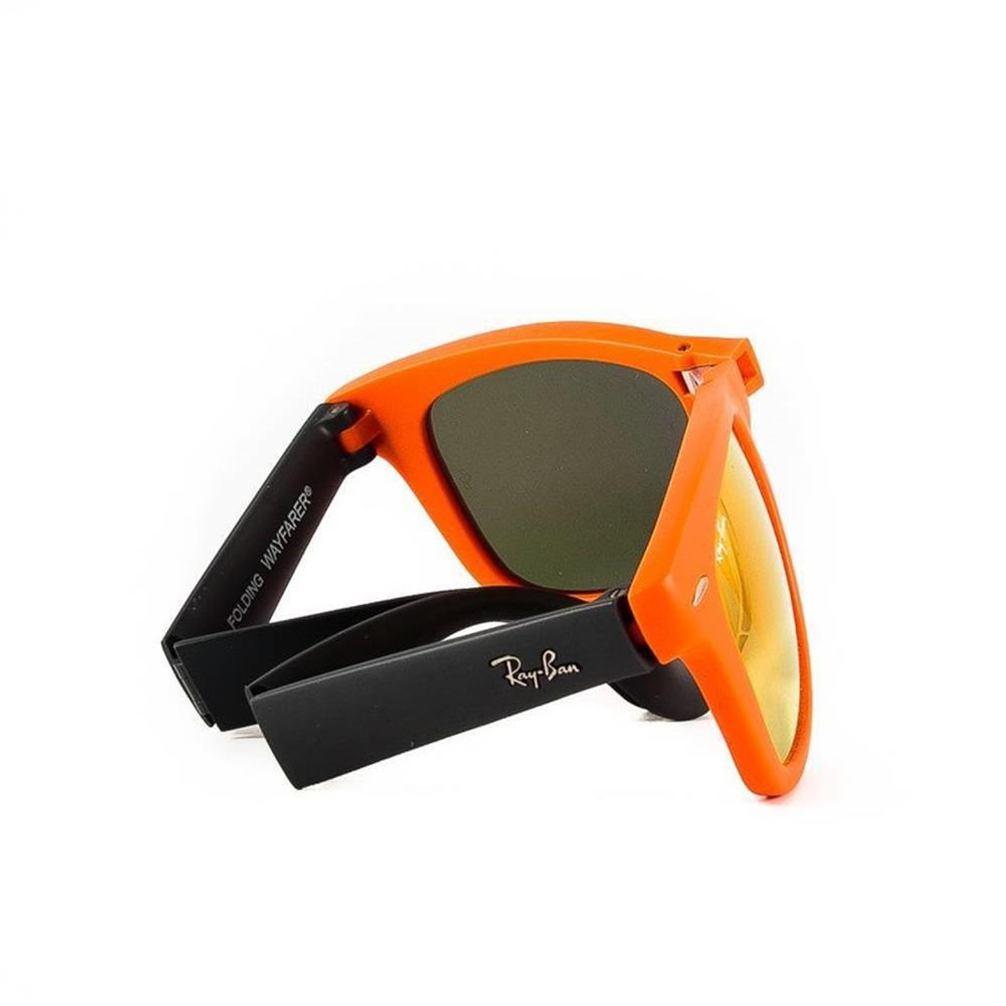 Lentes de Sol Ray Ban Wayfarer Fold RB4105 6019/69 Color Naranja Talla 50mm 5