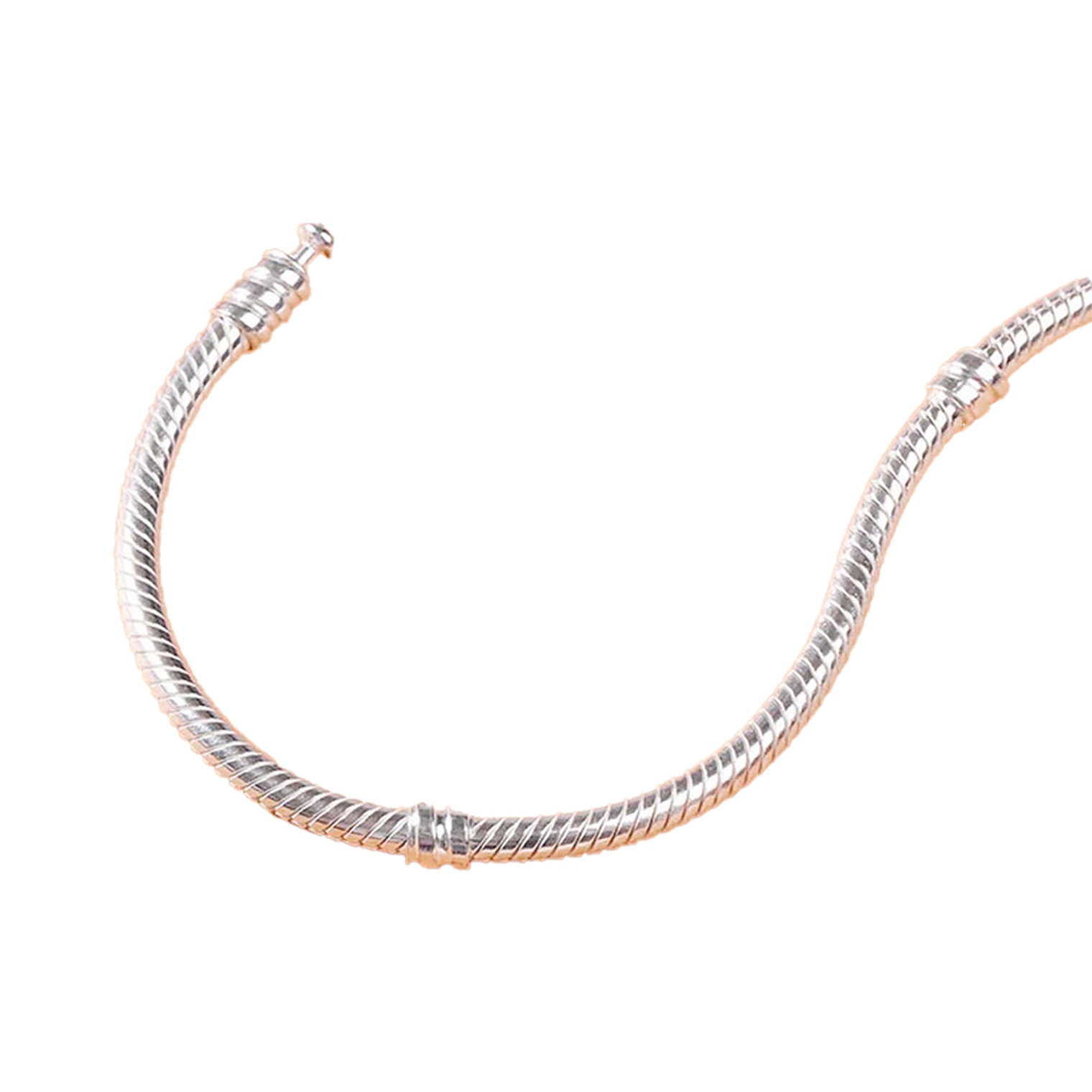 Collar de Cadena Pandora con Dijes 590703HV Plata 925 Talla 50cm 3