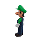 Muñeco Juguete Super Mario Bros - Luigi Clasico Verde 12cm - Miniatura 3